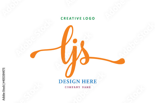 LJS lettering logo is simple, easy to understand and authoritative
