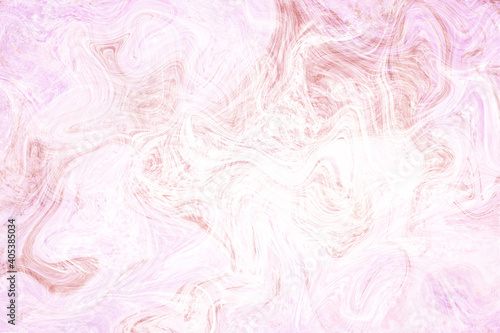 Transparent pink agate digital texture. Color flow abstraction for romantic Valentine design. Digital suminagashi card template. Rose pink liquid paint surface decoration for textile or stationery