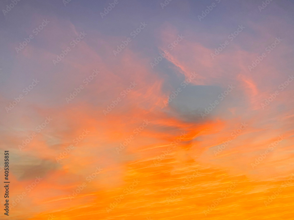 Obraz premium Sunset Sky Background