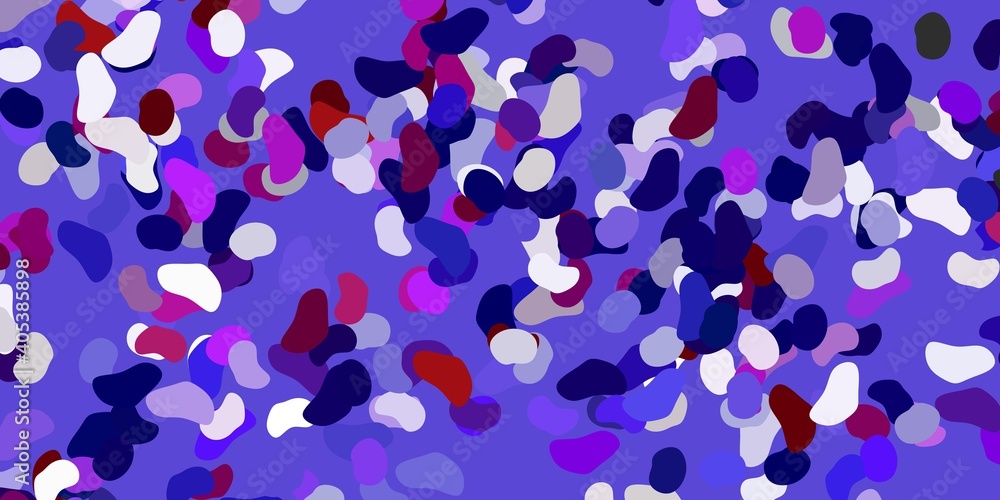 Light pink, blue vector texture with memphis shapes. Light pink, blue vector texture with memphis shapes.