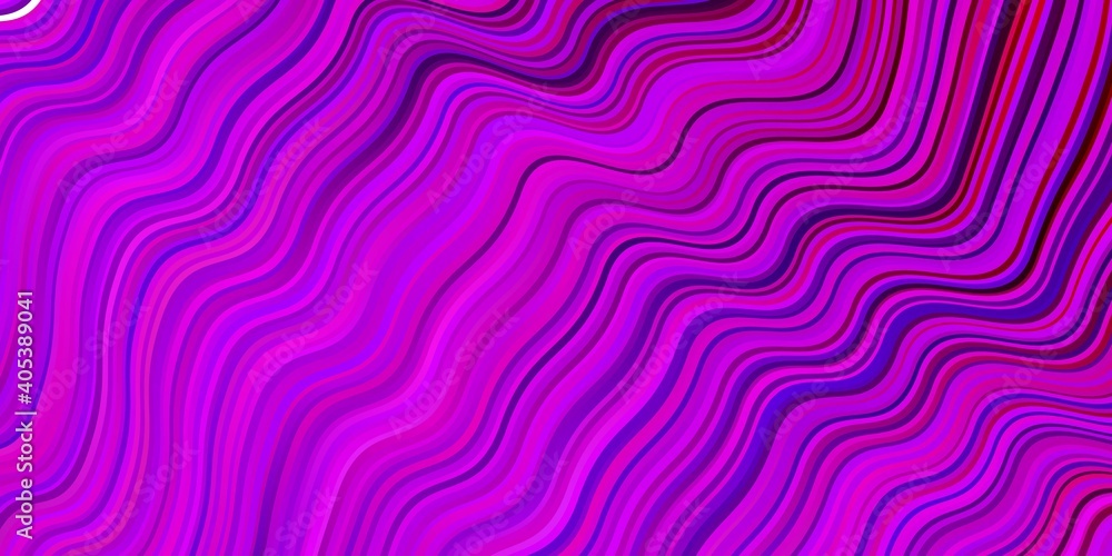 Light Pink, Red vector layout with curved lines. Light Pink, Red vector layout with curved lines.