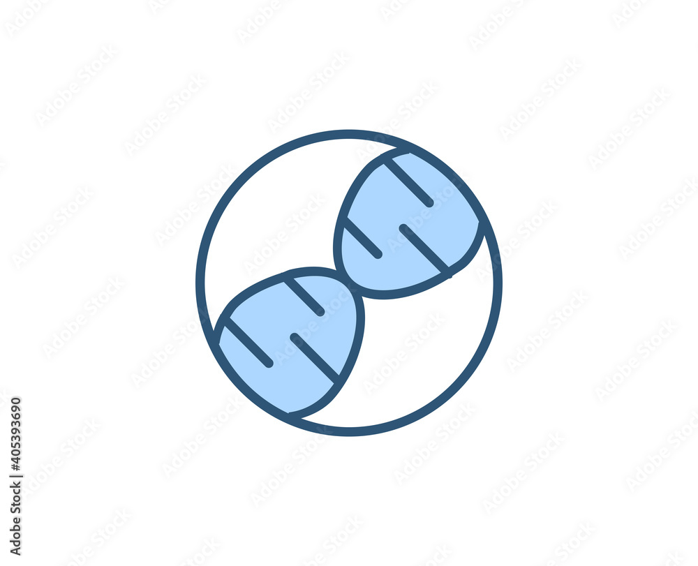 DNA flat icon. Thin line signs for design logo, visit card, etc. Single high-quality outline symbol for web design or mobile app. Medical outline pictogram. DNA flat icon. Thin line signs for design logo, visit card, etc. Single high-quality outline symbol for web design or mobile app. Medical outline pictogram.