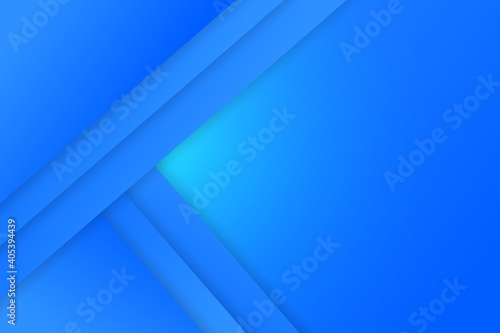 Abstract blue background for use in design. Geometric shapes of triangles on a blue background.