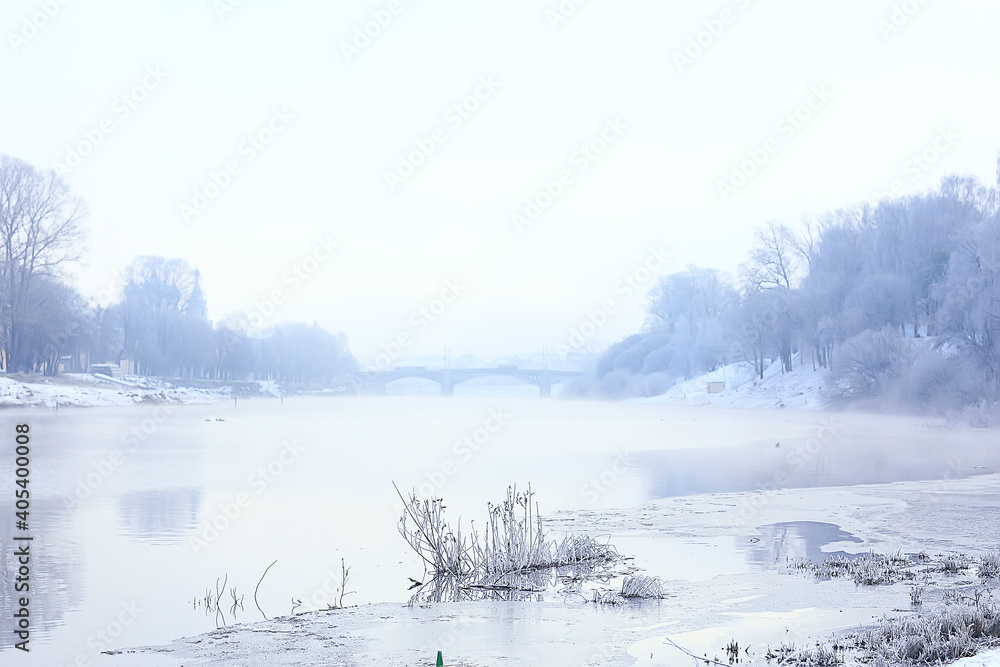 landscape winter forest, seasonal beautiful view in snowy forest december nature landscape winter forest, seasonal beautiful view in snowy forest december nature