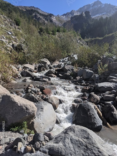 river in the mountains