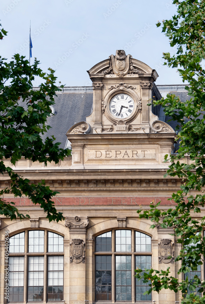 Austerlitz railway station in Paris city