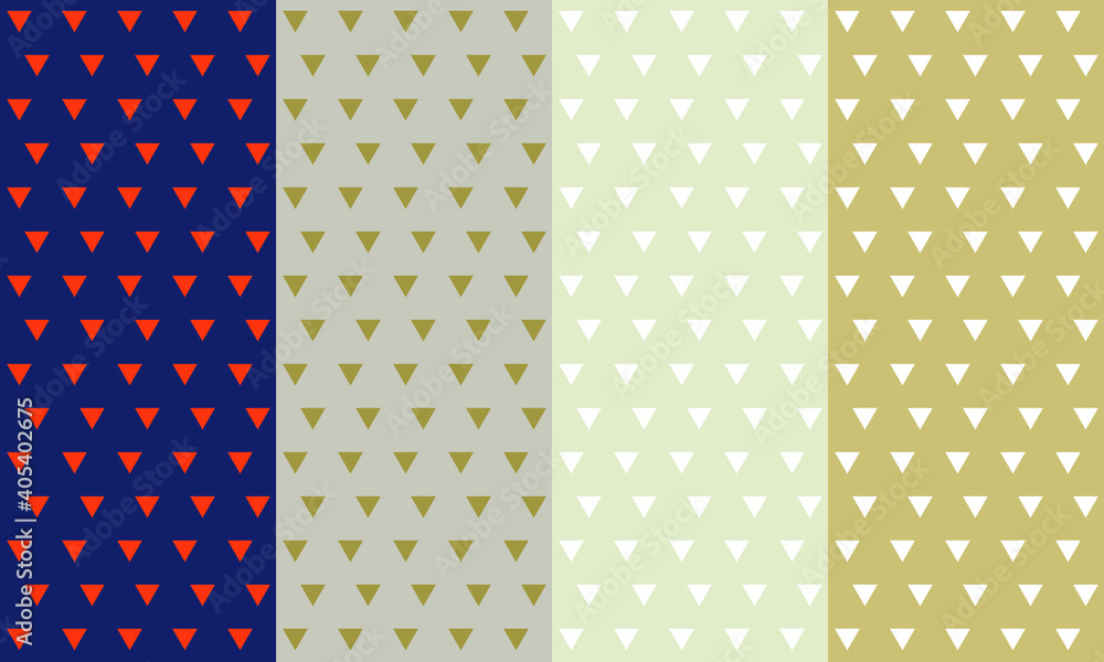 pascal triangle patterns. Set of vector patterns style color fashion ...