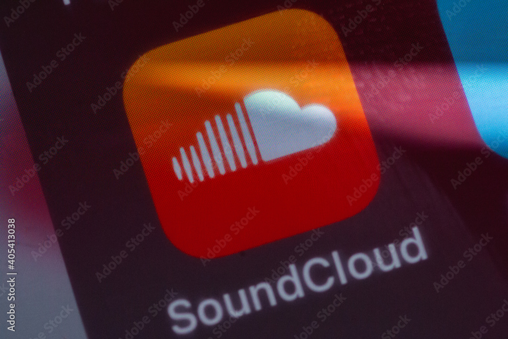 Soundcloud サウンドクラウド 無料の音楽共有サービス Iphoneアプリアイコンクローズアップ 21年1月撮影 Stock Photo Adobe Stock Soundcloud サウンドクラウド 無料の音楽共有サービス Iphoneアプリアイコンクローズアップ 21年1月撮影 Stock Photo Adobe Stock