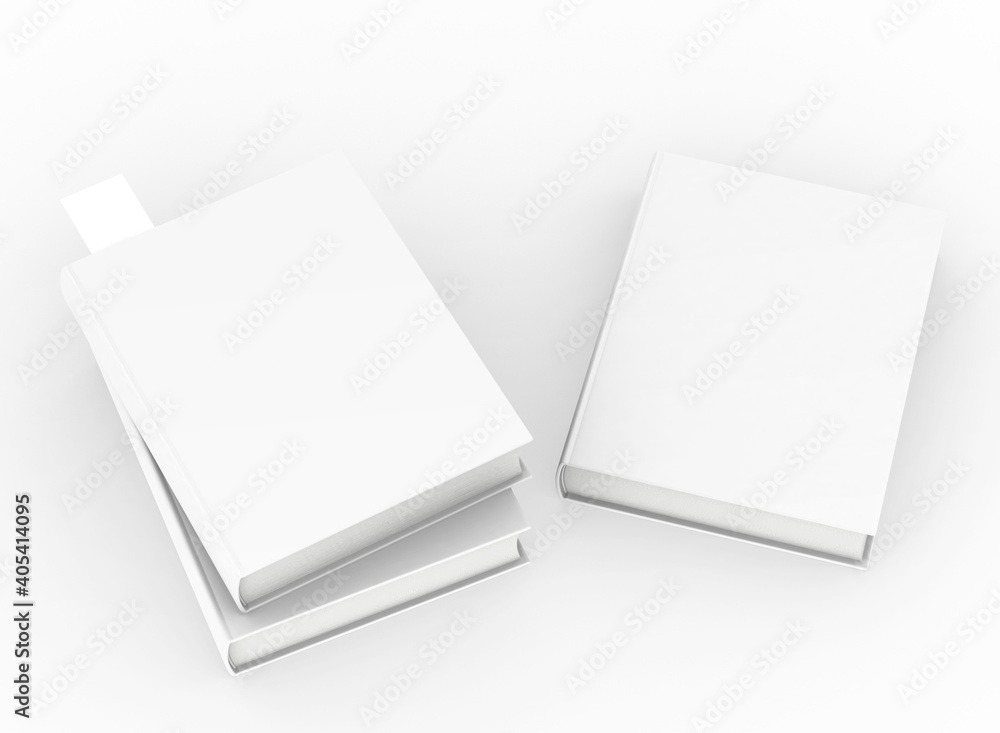 template empty hardcover book mockup , 3d rendering template empty hardcover book mockup , 3d rendering