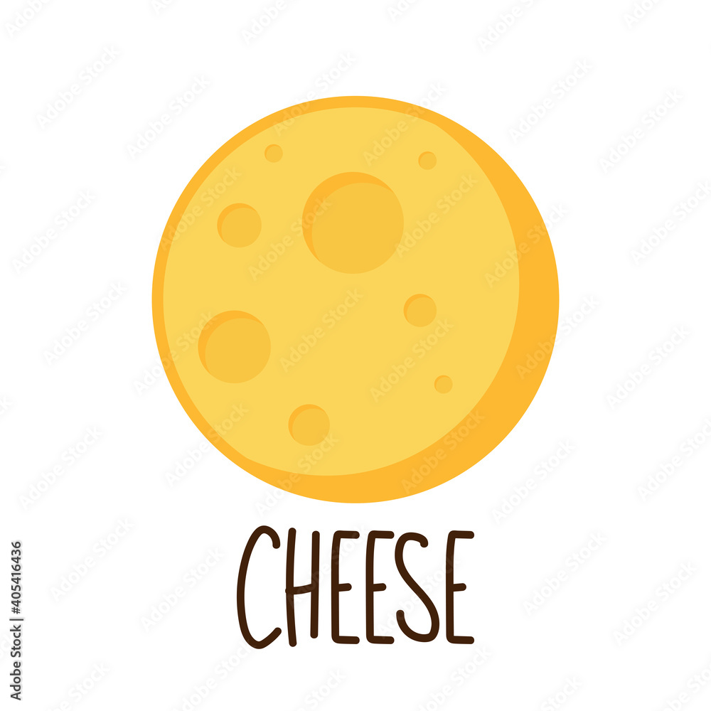 Cheese symbol. cheese logo design. moon. Cheese symbol. cheese logo design. moon.