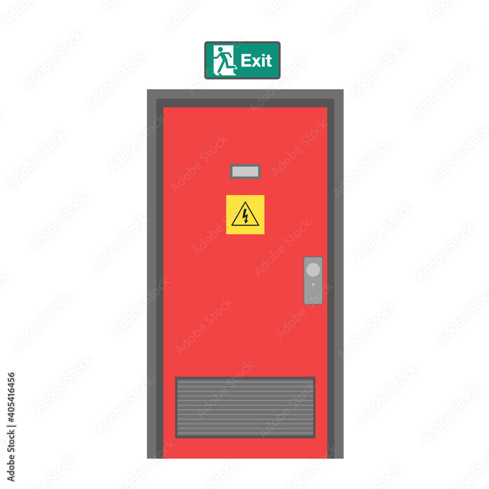 Exit door vector. free space for text. wallpaper. background. Exit door vector. free space for text. wallpaper. background.