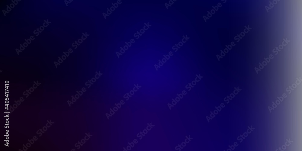 Dark blue, red vector blurred background.