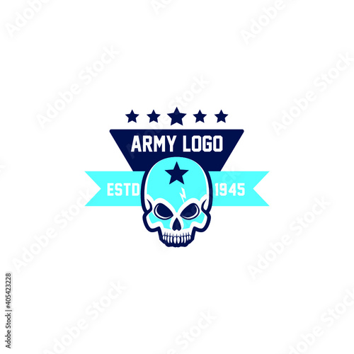 Army Skull E Sport Logo 