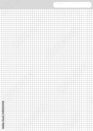 Wallpaper for making a notebook.Grid on a white background. Paper for taking notes.