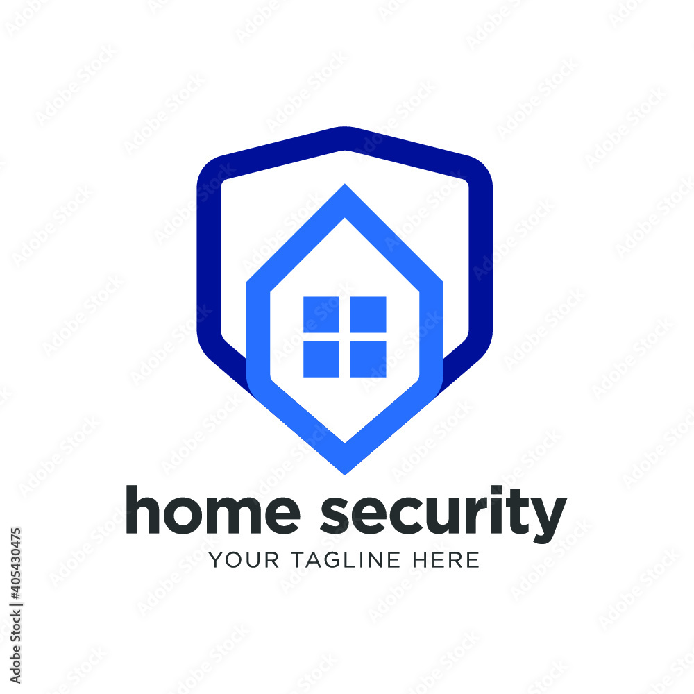 Home Protect logo design template Home Protect logo design template
