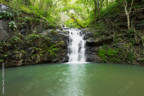 Ton Rak Sai Waterfall is in Namtok Sam Lan National Park ,Saraburi Thailand