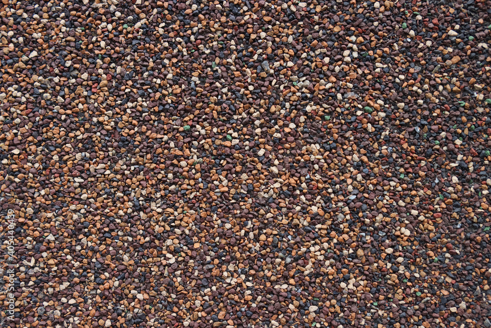 stone chips, bitumen shingles, flexible roof texture close-up stone chips, bitumen shingles, flexible roof texture close-up