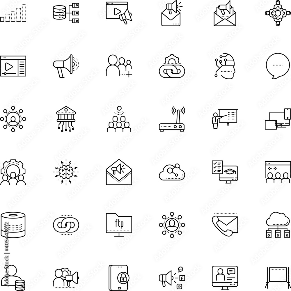 communication vector icon set such as: logo, padlock, unlock, pro, survey, document, meeting, panel, standing, skin, cyborg, audience, talk, administrator, tune, development, scale, demonstration communication vector icon set such as: logo, padlock, unlock, pro, survey, document, meeting, panel, standing, skin, cyborg, audience, talk, administrator, tune, development, scale, demonstration