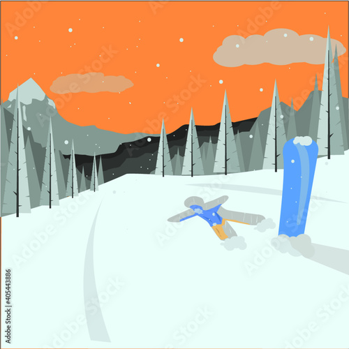 snowboard fail