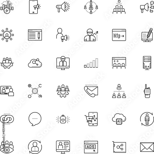 communication vector icon set such as: figure, png, love, newsletter, conversation, http, linked, ceo, collaboration, university, antenna, vision, logo, power, finance, partner, propaganda, recharge