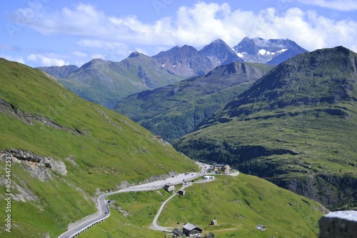 The Alps, the Tauern Mountains, the Grossglockner route Austria, mountain climbing photo