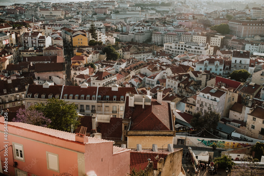 Panoramica de Lisboa desde el Barrio de Alfama