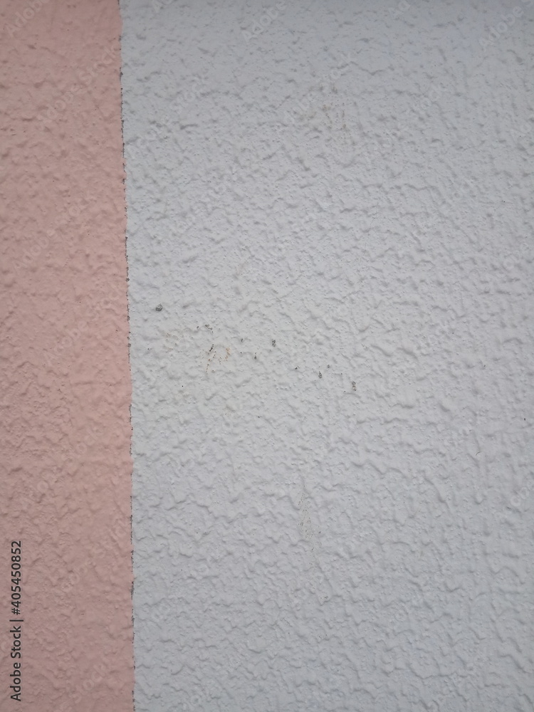 Fototapeta premium scarlet pink and gray paint old cracked concrete background, cement wall background