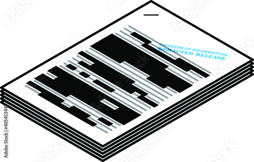 A redacted document stamped with "Freedom of Information - Redacted Release."