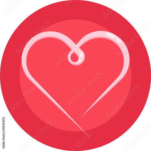 Heart Icon. Love Icon. Valentines. Vectors. photo