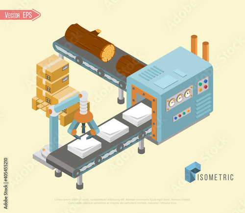 Processing paper Manufacturer. Paper processor and packer. Processing plant