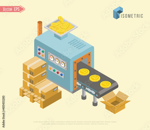 Processing coins. Manufacturer. Coins processor and packer. Processing plant