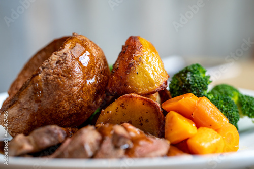 Foto Roast potatoes on Roast Dinner