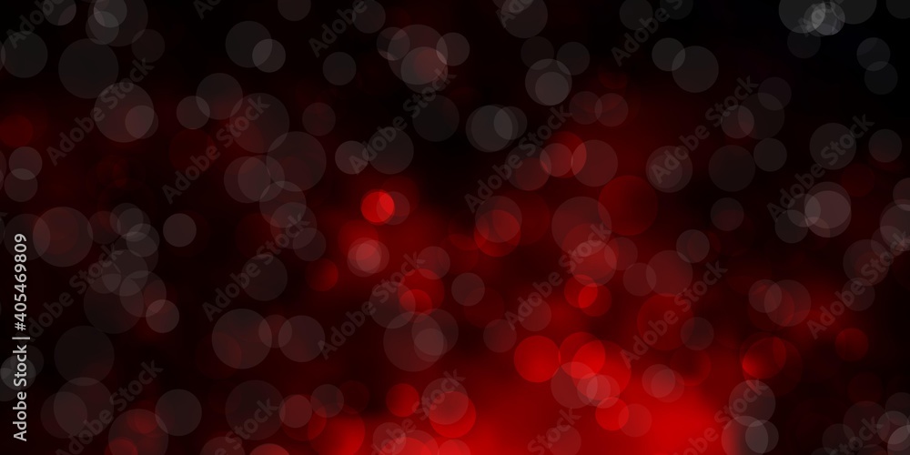 Dark Orange vector template with circles. Dark Orange vector template with circles.