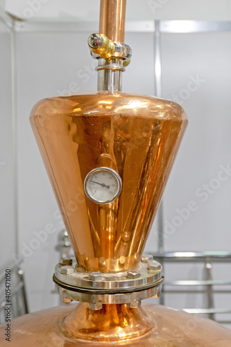 Obraz na płótnie Still Thermometer Distillery