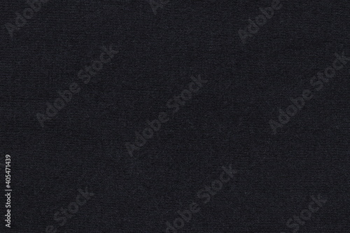 The texture of the black fabric for clothing.