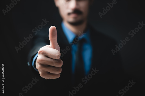 business hand, concept successful of business worker