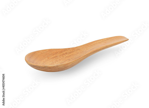 woodenspoon on white background