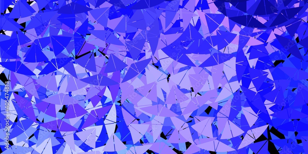 Light purple vector pattern with polygonal shapes. Light purple vector pattern with polygonal shapes.