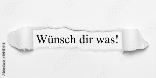 Wünsch dir was!