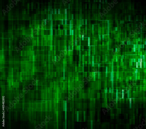 abstract geometric matrix  shape phone wall paper green black