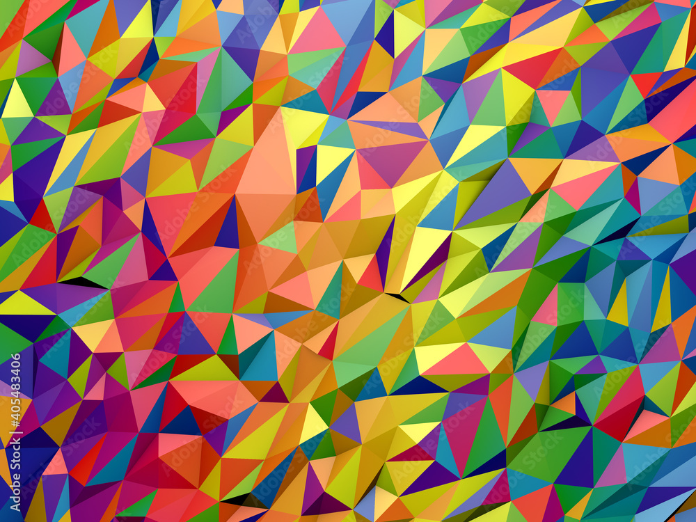 colorful triangle geometric mosaic rainbow abstract background colorful triangle geometric mosaic rainbow abstract background