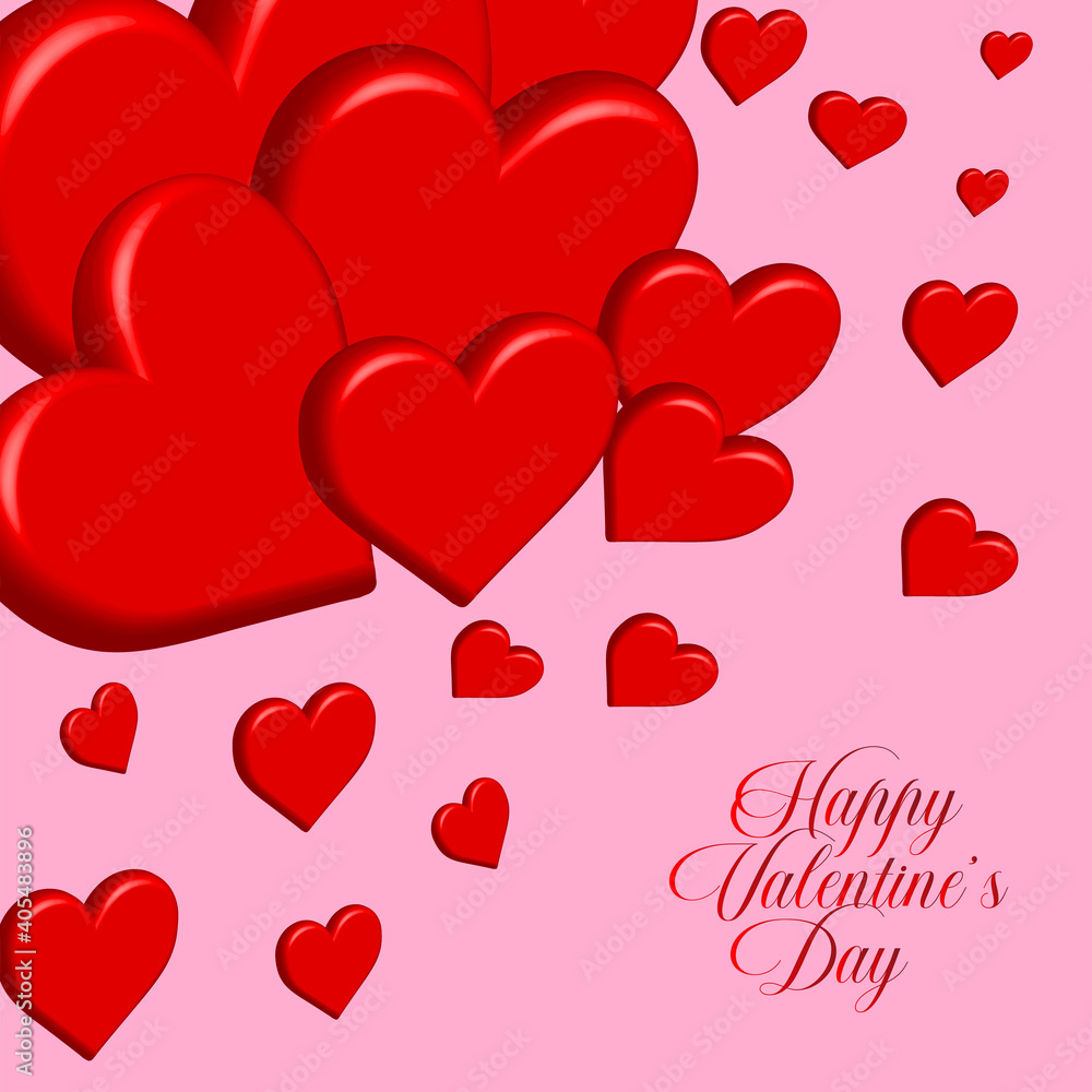 Valentine's Day background 
Banner vector for printed and digital purpose