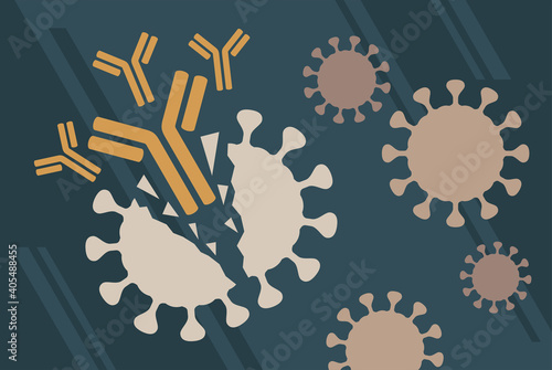 Antibody immune system poster 