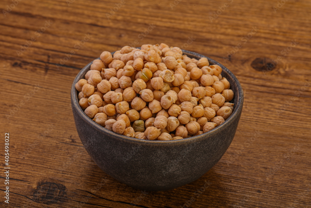 Vegan cuisine - Dry chickpea heap Vegan cuisine - Dry chickpea heap