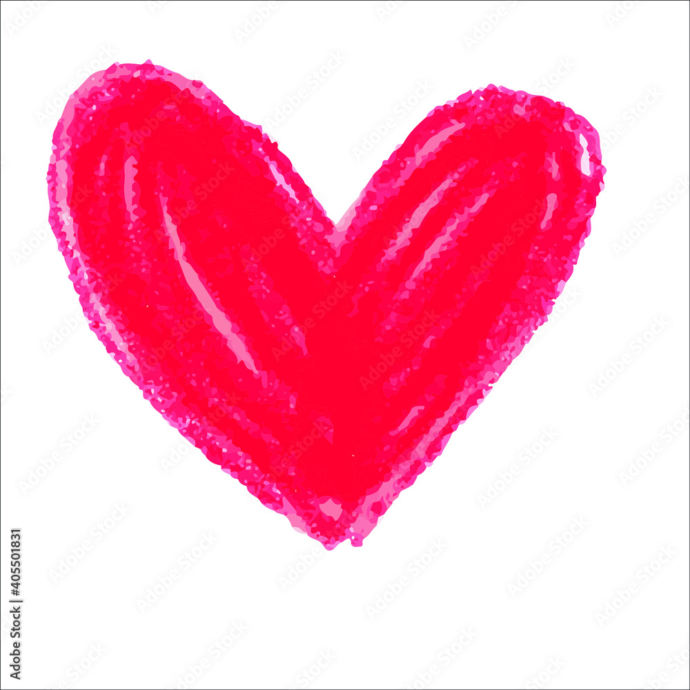 Heart drawing color pencil Heart drawing color pencil