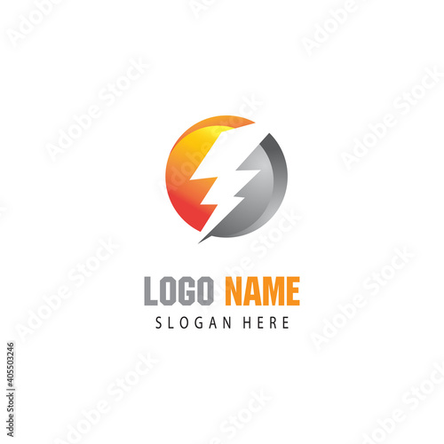 Lightning Logo Template vector symbol