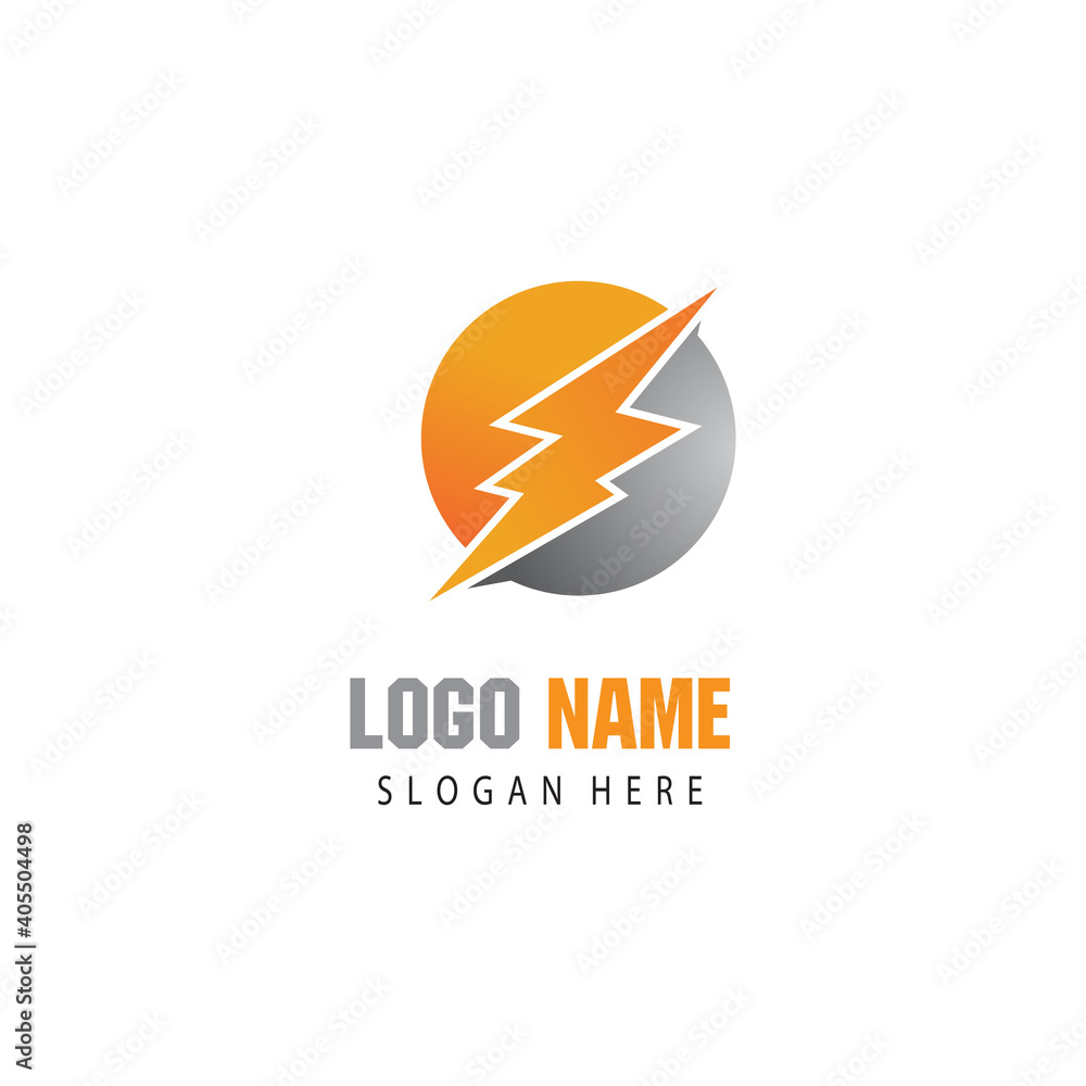 Lightning Logo Template vector symbol Lightning Logo Template vector symbol