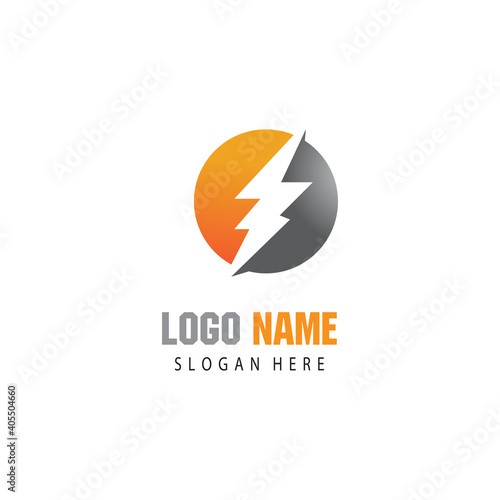 Free Download Lightning  Logo Template vector symbol - GFXLoad