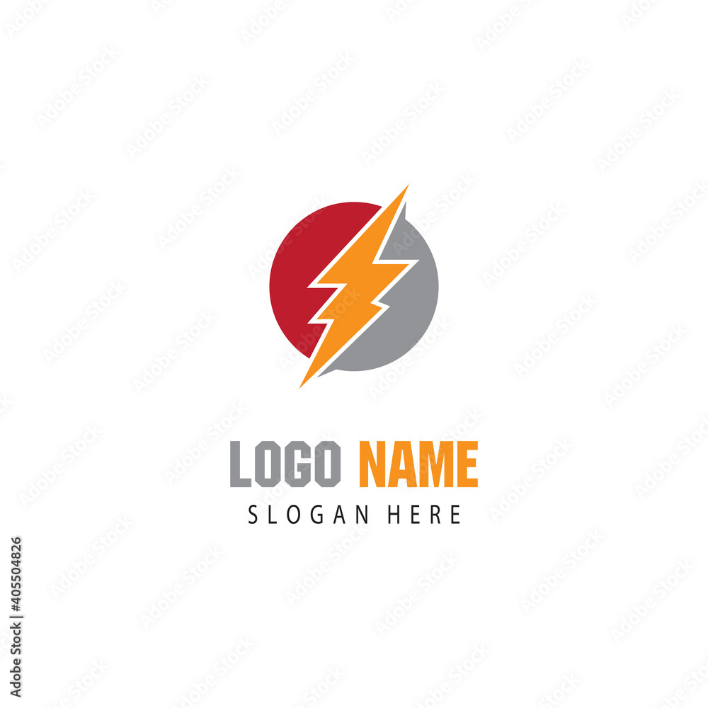 Lightning Logo Template vector symbol Lightning Logo Template vector symbol