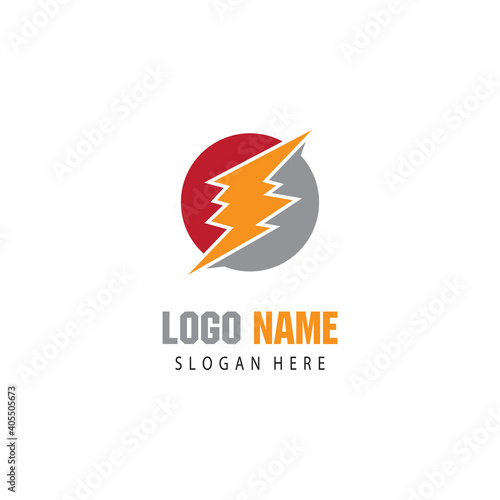 Free Download Lightning  Logo Template vector symbol - GFXLoad